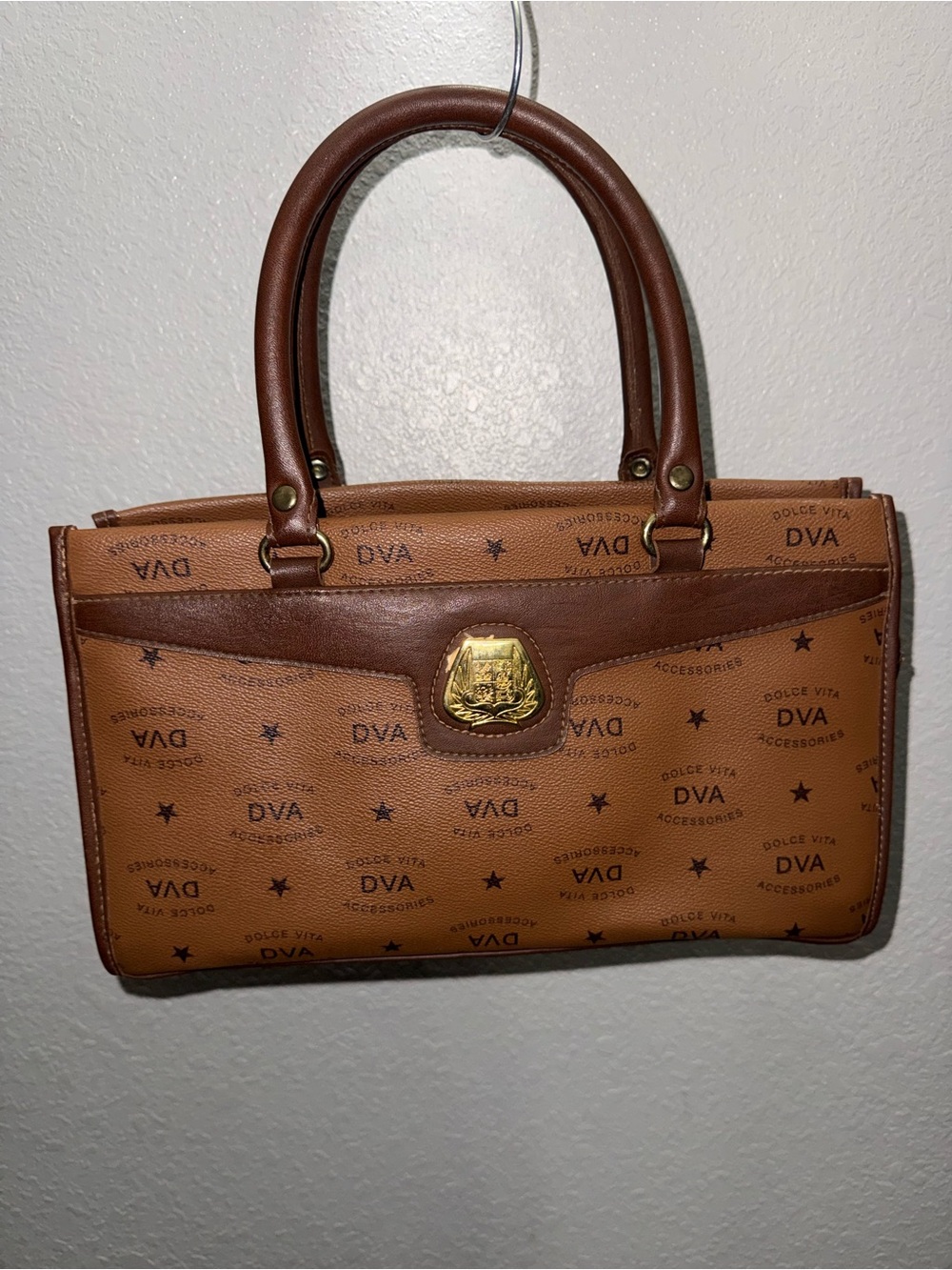 Vintage Jackson Dolce Vita top-handle monogram handbag